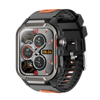 Smart Watch for Men 3ATM Waterproof Smartwatch 1.96 inch screen for Android and iOS Phones Fitness Tracker Watch with 100+ Sports Modes