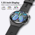 2025 New Accurate Measure ECG+PPG Smart Watch Men Full Touch Screen Sport Fitness Watches Bluetooth For Android ios Smartwatch